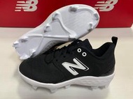2022-23 New Balance NB 2E寬楦 棒壘球膠釘鞋 PL3000K6 黑白