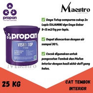 Cat Tembok PROPAN VISKO TOP 25kg Putih & Warna Decorlotus Decorshield