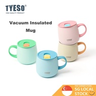 TYESO 355ml Vacuum Insulated Mug with Ceramic Coating | One-Hand Open Lid | BPA-Free Coffee Cup Coff