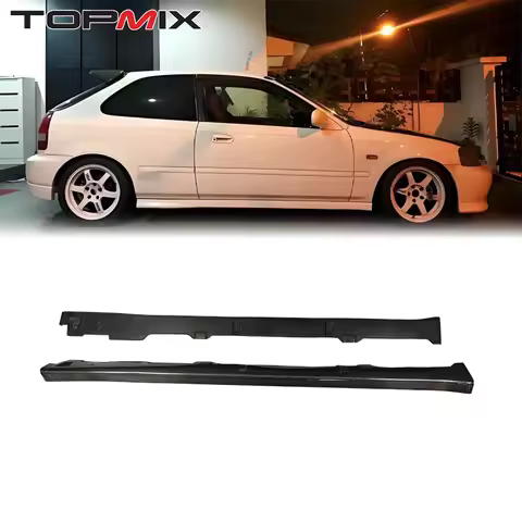 For Honda 1997-2000 Civic Type-R EK9 Performance Carbon Fiber Side Skirts & Lower Lip