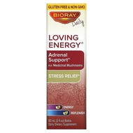 Bioray, Loving Energy, Adrenal Support with Medical Mushrooms, Alcohol Free, 2 fl oz (60 ml)