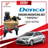 Denco Toyota Vios Ncp42 (2003-2007) Engine Mounting Kit Set Original Made In Malaysia