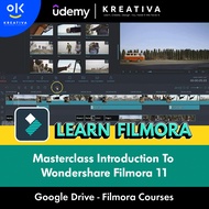 Video Course-Masterclass Introduction To Wondershare Filmora 11 | Learn Filmora Course