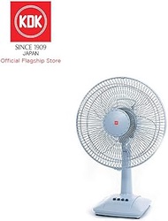 KDK A40AS Table Fan with 40cm Plastic Blade, Silver Grey