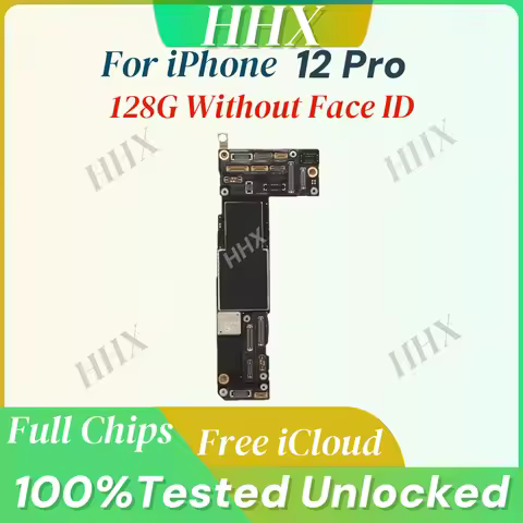 100%Teste Good Unlocked For iPhone 12 Pro Motherboard With Face ID No ICloud Support Update Fully Wo