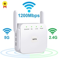 5G WiFi Repeater 1200Mbps Router Wifi Extender 2.4G Wireless Wifi Long Range Booster Signal Amplifier 5ghz WiFi Repiter
