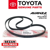 ORIGINAL TOYOTA DRIVE BELT FAN BELT ALTERNATOR BELT AVANZA 1.3 2011-2015 4PK1715 9004A-91058