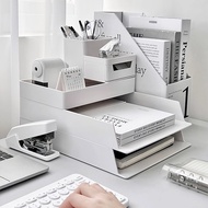 Ready Stock★Friends Life★🏆A4 File Storage Box Desktop Storage Box A4 File Rack File Storage Rack Mul