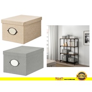 IKEA-KVARNVIK Storage box with lid, , 25x35x20 cm