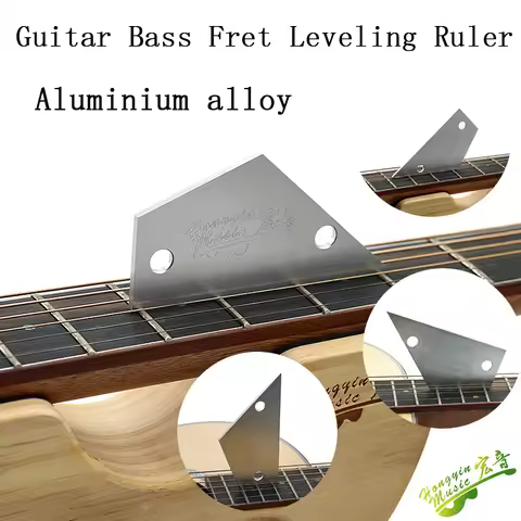 Guitar Bass Fret Leveling Ruler Fret Rocker Fret Level Luthier Tool Acoustic Guitar Electric Guitar 