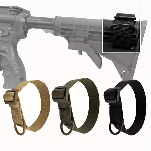 2pcs Gun stock sling,multifunctional quick-release gun strap, tactical D-ring nylon hanging strap,co