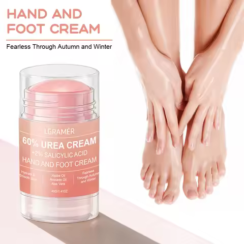 Urea Cream 60 Percent For Feet + 2% Salicylic Acid Exfoliation Foot Cream and Hand Cream Maximum Str