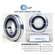 Slotted round bead bearing SC05B88NCS29PX1 (25x56x12) rubber cap (NA)