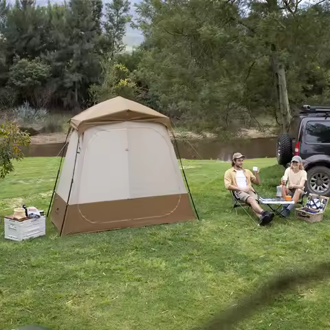 Naturehike Wet and Dry Separation Shower Tent Camping Automatic Fast Building Mobile Shed Toilet 210