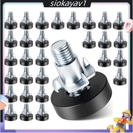 30-Piece Furniture Feet Pads Black Plastic Furniture Legs Adjustable Leveling Feet Table Feet Furnit