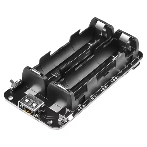 18650 Battery Holder with Single Compartment Support USB 5V/2A 3V/1A V3 Battery Shield Battery Charg