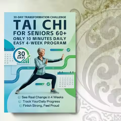 28 Days Transformation Challenge Tai Chi For Seniors Only 10 Minutes Daily Tai Chi Walking Easy 4-we
