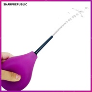 [Sharprepublic] Silicone Bulb Enema Kit Anal Cleaning Tool Douche Enema Pump 224ML Purple