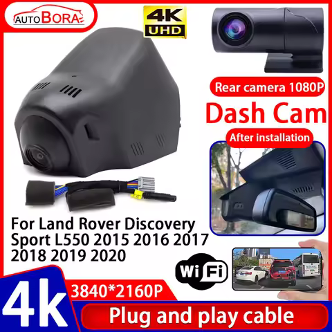 Video Recorder Night Visio 4K Plug and Play Car DVR Dash Cam for Land Rover Discovery Sport L550 201