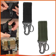 KQFCAZRE Heavy Duty Belt Keepers with Key Holder Metal Clip Hanging Buckle Belt Clip