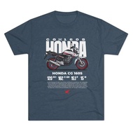 Honda 2026 New T-Shirt For Men And Women CG 160S Summer Cotton Clothing Motorcycle And Outdoor Cycli