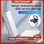 HDD Case 5Gbps 20TB 3.5inch SATA To USB 3.0 Adapter Support UASP TRIM External Hard Drive Enclosure 
