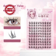 Fox Eye Effect Manga False Eyelashes Thick Roll Warped Lashes Lash Enlarge Makeup Extensions D7h6