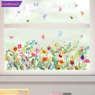 LOVETOUCH DIY Wall Decals Mural PVC Wall Stickers Flowers Wall Stickers for Living Room Bedroom Home