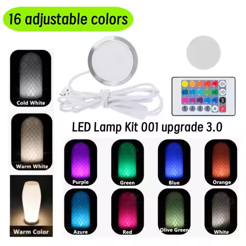 3D Printer LED Lamp Kit 001, For Bambu lab 3D printer Makerworld Maker's Supply Hardware kit USB Pow