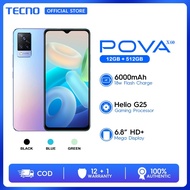 ⊙Tecno Pova X60 Cellphone 12GB+512GB Original 5G Legal phone 6.1 inch Mobile phone 6000mAh Smartphon