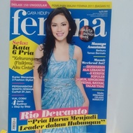 MAJALAH FEMINA NO.43 NOVEMBER 2011 COVER MASAYU ANASTASIA