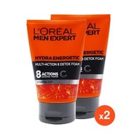 L’Oréal Paris - Men Expert 8 效勁能深層洗面乳 100ml x 2