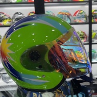 LTD CS2 CRYSTAL SILVER REVO SIANG MALAM V-SHAPED VISOR FOR HELMET INDEX SWAN LTD NIPPON PAINT X-DOT 