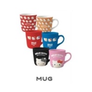 Hello Kitty Mug Keramik Original Sanrio 20Cm Piring Double Bonus Yogya