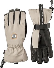 Unisex CZone Mountain 5-Finger Glove, Waterproof, Windproof Leather Alpine Ski Glove for Men & Women