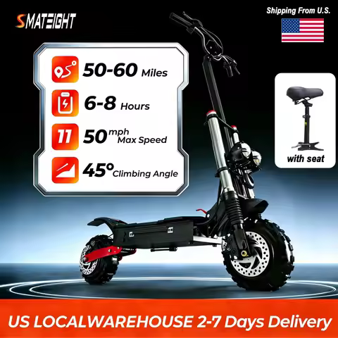 Electric Scooter for Adults Foldable E-Scooter 72V 30ah Battery 60 Miles Long Range E-scooter Hydrau