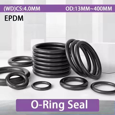 CS 4MM EPDM Rubber O-Rings OD13-400mm Industrial Gasket Sealing Ring Chemical High Temperature Resis