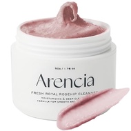 ARENCIA Rosehip Brightening Rice Mochi Face Cleanser & Daily Scrub - Moisturizing, Exfoliating & Dee