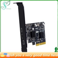 Star Desktop Type-C Video Expansion Card Supports DP Video USB3.2 10G TYPE-C Port Monitor Dock Adapt