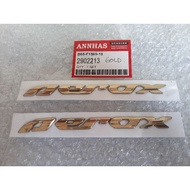 Embossed emblem logo aerox gold 72k listed is a pair left and right