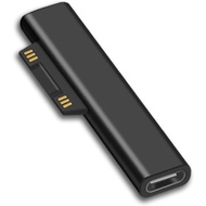 Surface Connect to USB C Charging Adapter (Basic Black, Connector only, 1 Pack), Compatible for Micr