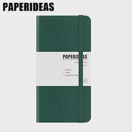 PAPERIDEAS 48K頁碼硬面绑帶筆記本 點陣-聖誕綠