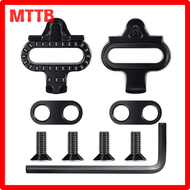 [MTTB]☞☞ Mountain Bike Shoes Cleats for Shimano SH51 SPD MTB Cleats Multi-Release Spd Pedal Cycling Shoes Clips Set Bicycle Accessories