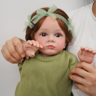 Búp Bê Tái Sinh Thân Gòn Mềm Mại Tutti 55 cm = 22 inch Reborn Silicon Vinyl Doll PVN5074