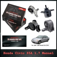 SM Engine Mounting Set - Honda Civic S5A 1.7 Auto / Stream S7A 1.7 Auto ( 1+1Year Warranty )