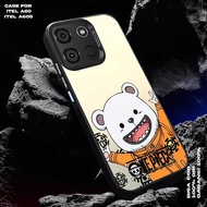 ITEL A60 Case - ITEL A60S Casing Itel Premium Matte Hard Casing - IMD Case - Hologram Motif OP Case