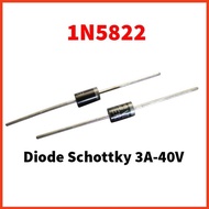 Package of 10 1N5822 - Schottky Diode IN5822 3A/40V DO-41 Pin - Good Quality 5822 - Fast Diode
