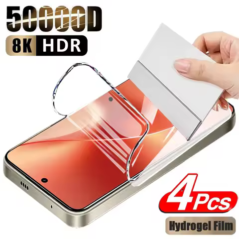 4PCS Hydrogel Film For Realme 15 14 13 12 11 Pro Plus Screen Protector For Realme GT 8 7 6 5 Pro GT 
