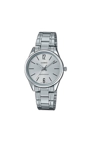 #LTP-V005D-7B Women's Standard Stainless Steel Silver Dial 3-Hand Analog Watch