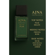 AJNA Pear Niche Perfume 50ml | English Pear & Freesia Inspired Fragrance| Fresh & Elegant Fruity Flo